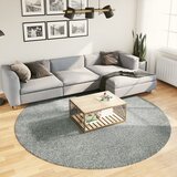 vidaXL Košata preproga moderna zelena Ø 240 cm Cene