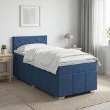  Boxspring krevet s madracem Plava 90 x 200 cm Tkanina | shoptok.hr
