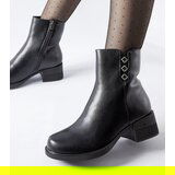 Gemre Black insulated ankle boots with rhinestones Insignia Cijene