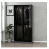 Hanah home garderober kale glass anthracite 190