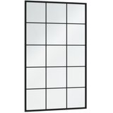  Zidna ogledala 6 kom crna 100x60 cm metalna | Eponuda.ba
