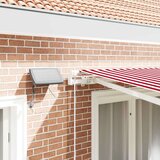  Skrovita tenda Crvena i bijela 350 x 250 cm Tkanina i čelik | shoptok.hr