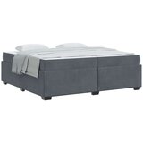  Krevetna konstrukcija Ostalo Tamno siva 200 x 200 cm Baršun | shoptok.hr
