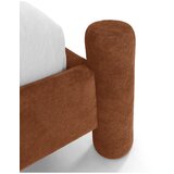 Micadoni Oblazinjena zakonska postelja z letvenim dnom 180x200 cm v barvi terakote Vera – | Shoptok.si