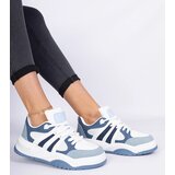 Gemre Blue women's sneakers with chunky laces Bartella | shoptok.hr