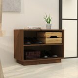 Ormarić za cipele boja meda 60 x 34 x 45 cm od masivne borovine | shoptok.hr