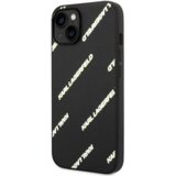  Originalen ovitek KLHCP14SPGMLKFK za iPhone 14 6.1 črna usnjena zaščita z belim napisom Cene