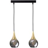  Luster na sajli LACRIMA SMOKY 2xE27/60W/230V | Eponuda.com