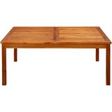vidaXL Vrtna klubska mizica 110x110x45 cm trden akacijev les | Shoptok.si