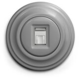  Kliklap - Retro mrežna utičnica sa okvirom, siva | Eponuda.com