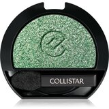 Collistar Impeccable Compact Eye Shadow Refill senčila za oči nadomestno polnilo odtenek 330 VERDE CAPRI frost 2 g Cene