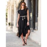 Resti Women's midi dress with ruffles and short sleeves | shoptok.hr