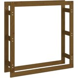 vidaXL Stalak za drva za ogrjev boja meda 100x25x100 cm od borovine | shoptok.hr