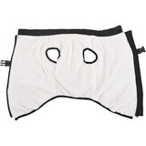 vidaXL Pasji plašč s pasom Nepremočljiv odsevni črn 5XL | Shoptok.si