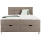 Mömax Postelja Boxspring Oviedo, Barva Kapučina,180x200 | Shoptok.si