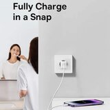 Baseus zidni punjač (CCGN070401) - GaN- Type-C- brzo punjenje- 30W - crni | Eponuda.com