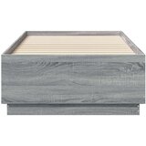 vidaXL Posteljni okvir siva sonoma 90x190 cm inženirski les, (21095090) | Shoptok.si