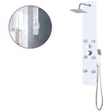 PANEL za tuširanje od stakla 25 x 44,6 x 130 cm bijeli | shoptok.hr