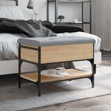 vidaXL Klop za čevlje sonoma hrast 62x42x45 cm inženirski les Cene