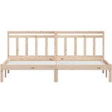 Posteljni okvir iz trdne borovine 200x200 cm, (20646999) | Shoptok.si