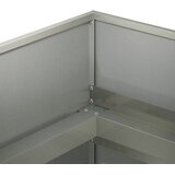  Vrtna saksija Srebrna 200 x 80 x 60 cm Nehrđajući čelik | shoptok.hr