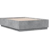  Okvir kreveta boja betona 120x190 cm od konstruiranog drva | shoptok.hr