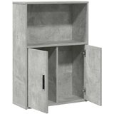  Regal za knjige boja betona 60x24x85 cm konstruirano drvo | shoptok.hr