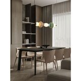 Nova Luce Keramična LED zatemnitvena viseča svetilka s keramičnim senčilom/s steklenim senčilom Oneta – | Shoptok.si