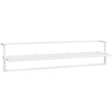 Stalak za ručnike bijeli 95 x 25 x 22 cm željezni | shoptok.hr