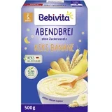 Večerna kaša s piškoti in banano, brez dodanega sladkorja