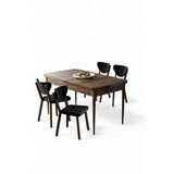 Hanah home trpezarijski set, 5 dijelova, crni Slike