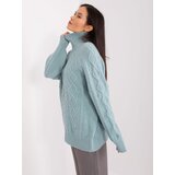 Wool Fashion Italia Sweater-AT-SW-2355-2.30X-Dark Mint | Shoptok.si