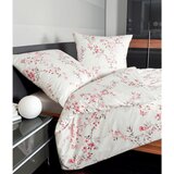 Janine posteljnina 135/200 cm flanela rdeča, bela, svetlo rdeča, bež | Shoptok.si