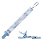 Baboo Textile Soother Holder držalo za dudo Blue Haze 1 kos | Shoptok.si