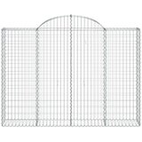  Lučne gabionske košare 6 kom 200x30x40/60 cm pocinčano željezo | shoptok.hr
