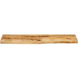 Stolna Mizna plošča 110x20x3,8cm naraven rob trden robusten mangov les | Shoptok.si