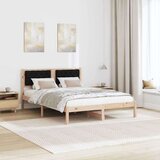  Konstrukcija postelje z vzglavjem Črna 140 x 190 cm blago, (5000084415) | Shoptok.si