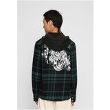 Brandit Men's hooded shirt Iron Maiden Checkshirt Eddy black/green | shoptok.hr