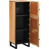  Highboard s pohranom Smeđa 90 x 33 x 75 cm Čvrsto drvo manga | Eponuda.com