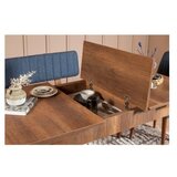  Set trpezarijski sto, 2 trpezarijske stolice i klupa Vina 1048, Orah | Eponuda.ba