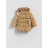 Reserved Prošivena jakna s kapuljačom - bež | shoptok.hr