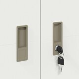 Ormarić Omarica za shranjevanje 2 pcs Bela 90 x 40 x 140 cm Jeklo, (5000152557) | Shoptok.si