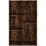 Ormarić za knjige / komoda smeđa boja hrasta 50x25x80 cm drveni | shoptok.hr