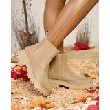 Resti Beige Women's Insulated Comfy Walk Boots | ePonuda.com
