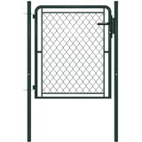  Vrtna vrata Čelik 100x100 cm Zelena | shoptok.hr