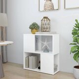 vidaXL Knjižna omara bela 60x24x63 cm iverna plošča Cene