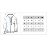 Ombre Men's unbuttoned hooded sweatshirt | Shoptok.si