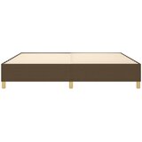  Okvir za krevet s oprugom tamnosmeđi 200x200 cm od tkanine | shoptok.hr