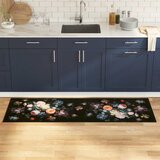 vidaXL Kuhinjski Mat Floral Cvijeće 60 x 180 cm Baršun Cijene