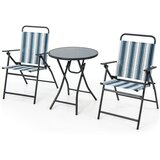 Costway Zložljivo vrtno pohištvo Set vrtna miza + vrtni stol 2pcs., (5000012583) | Shoptok.si